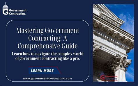 Learn Federal Government Contracting From An Expert .